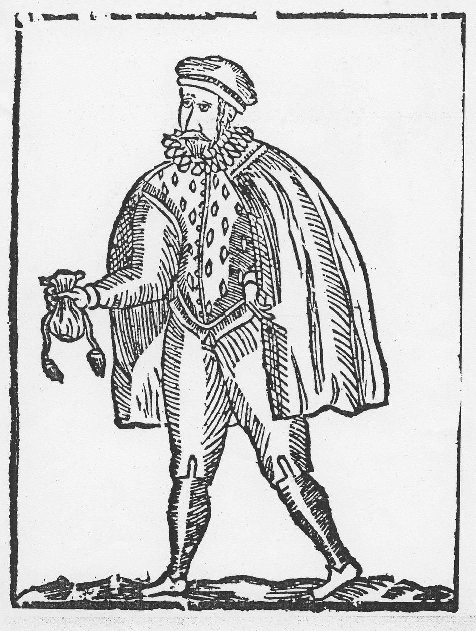 John Selman, cutpurse (woodcut) av English School
