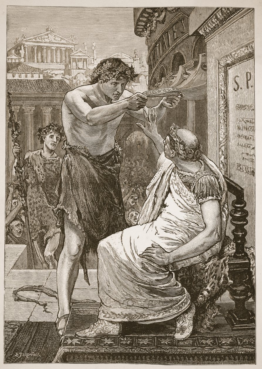 Julius Caesar nekter kronen tilbudt av Anthony av English School