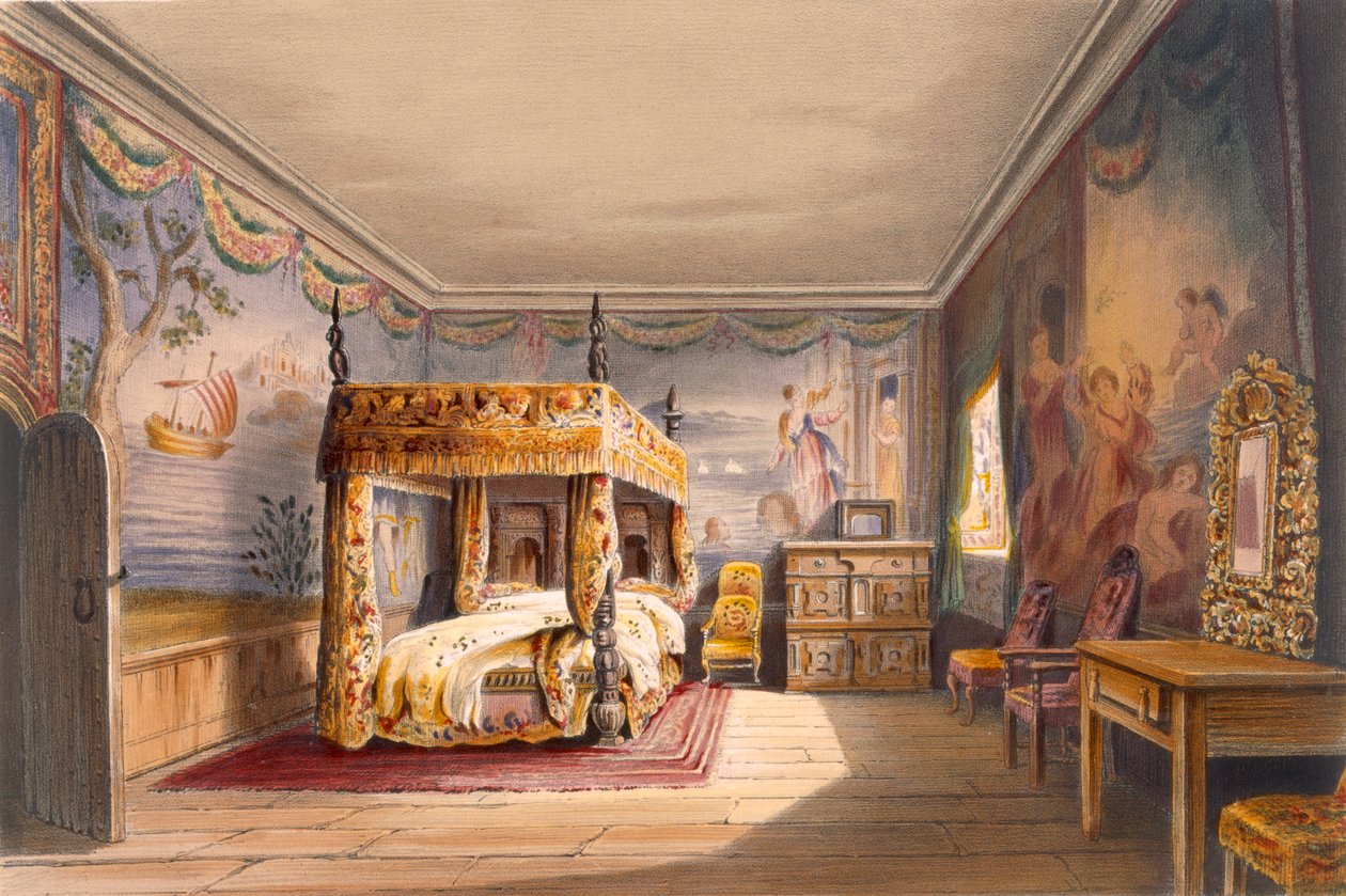 Rom King Charles, Cotehele House, ca. 1830-40, av English School