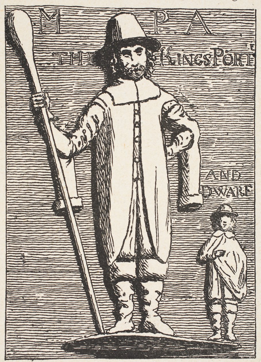 King Charles Porter and Dwarf, fra det gamle basrelieffet av English School