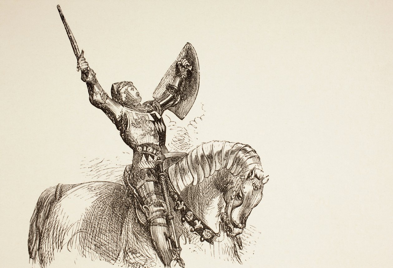 Kong Henry IV, del én, 1890 av English School