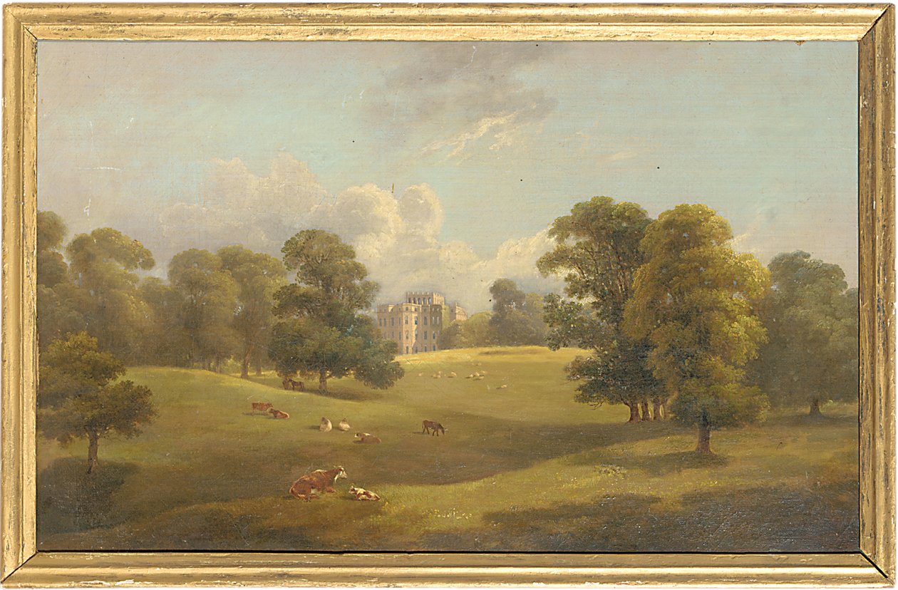 Kings Weston fra hjorteparken, tidlig på 1800-tallet av English School