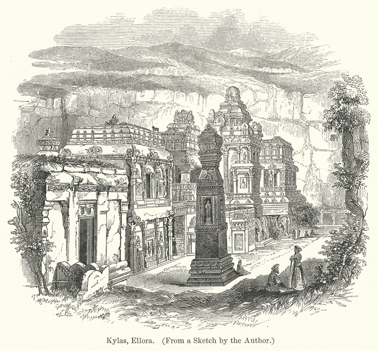 Avkjølt, Ellora (gravering) av English School
