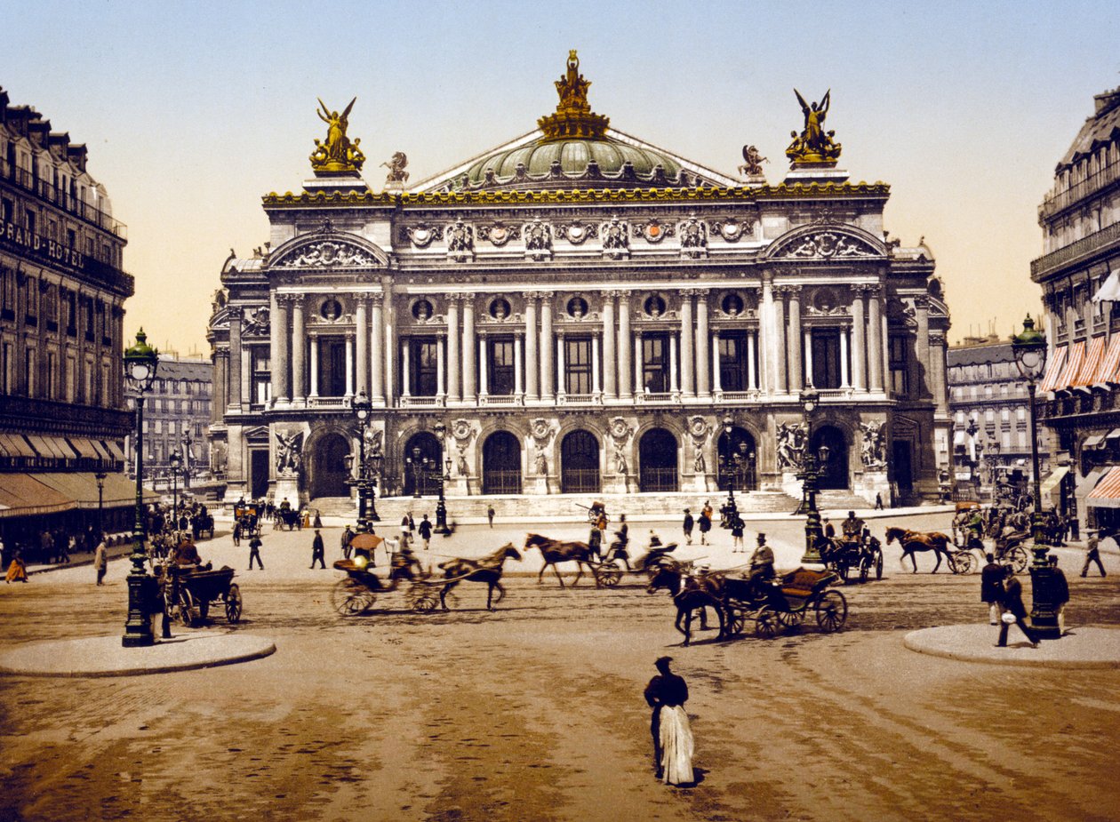Lopera, Paris (håndfarget bilde) av English School