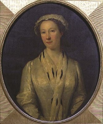 Lady Mary FitzHerbert, født Cromwell, datter av jarlen av Ardglass, ca. 1656 av English School