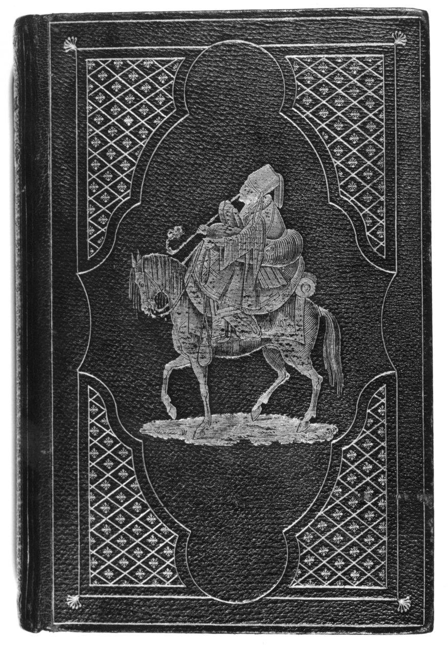 Skinndeksel til Eothen; eller, Traces of Travel Braught Home from the East av Alexander William Kinglake (1809-91) publisert 1844 av English School