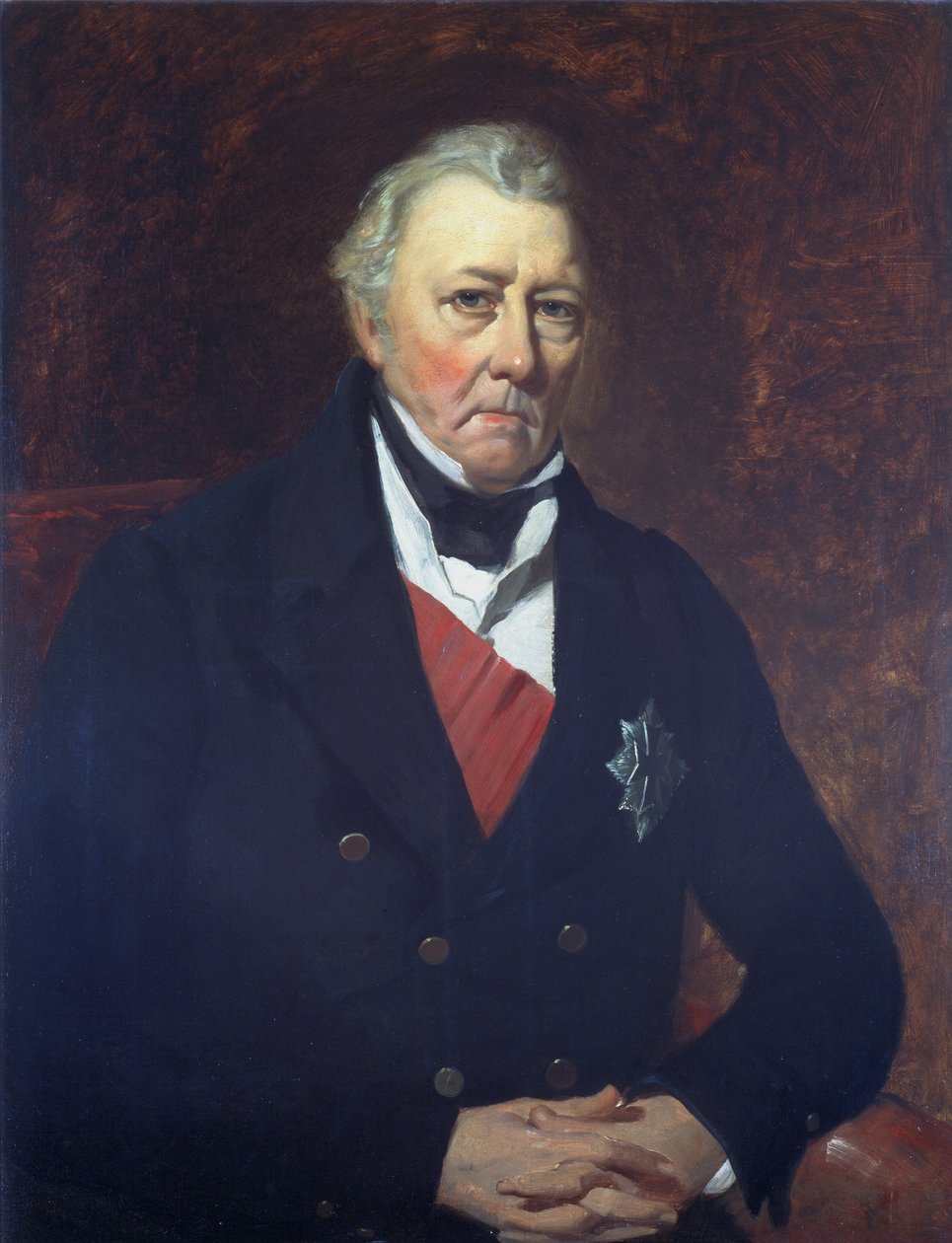 Generalløytnant Sir Thomas Dallas GCB (1758-1839) ca. 1835 av English School