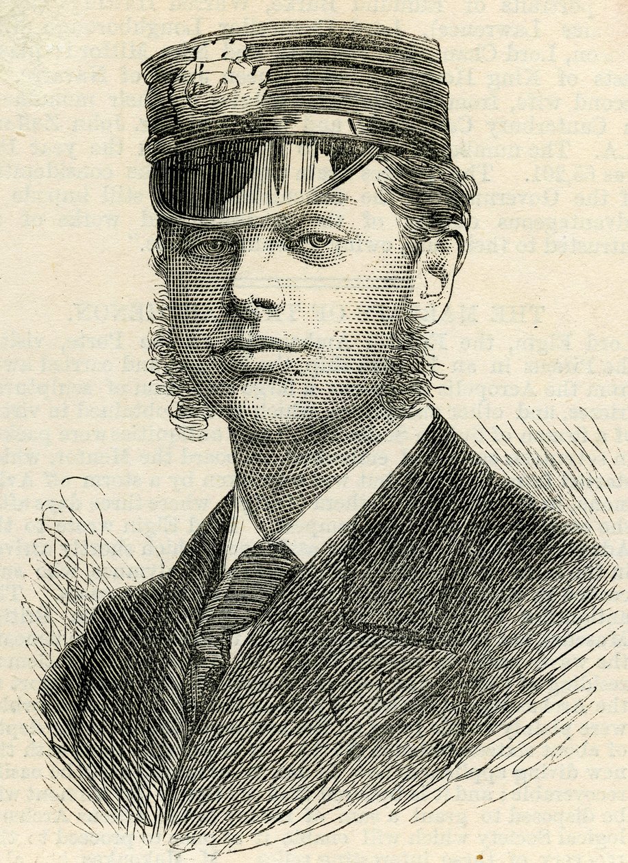 Løytnant R.H. Archer, 1875 av English School