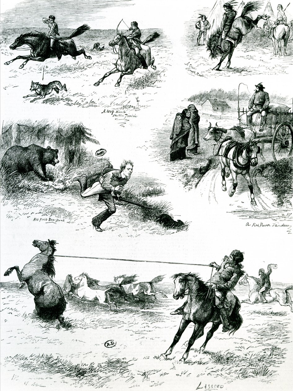 Livet i Manitoba, 1877 av English School