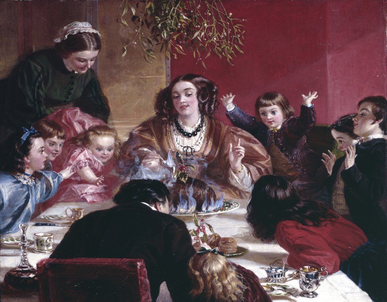 Tenning av Plum Pud av English School