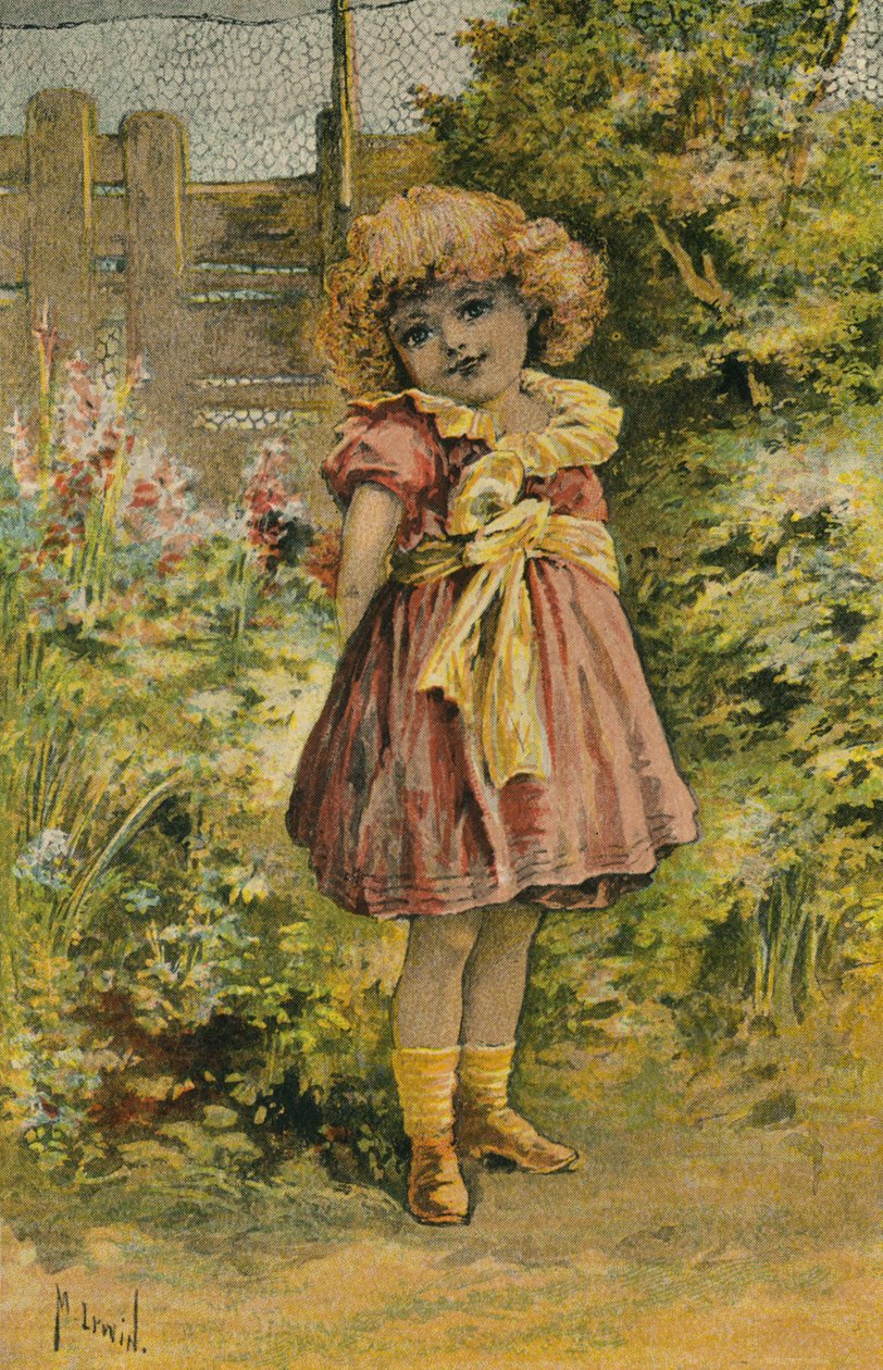 Lizzy (fargelitografi) av English School