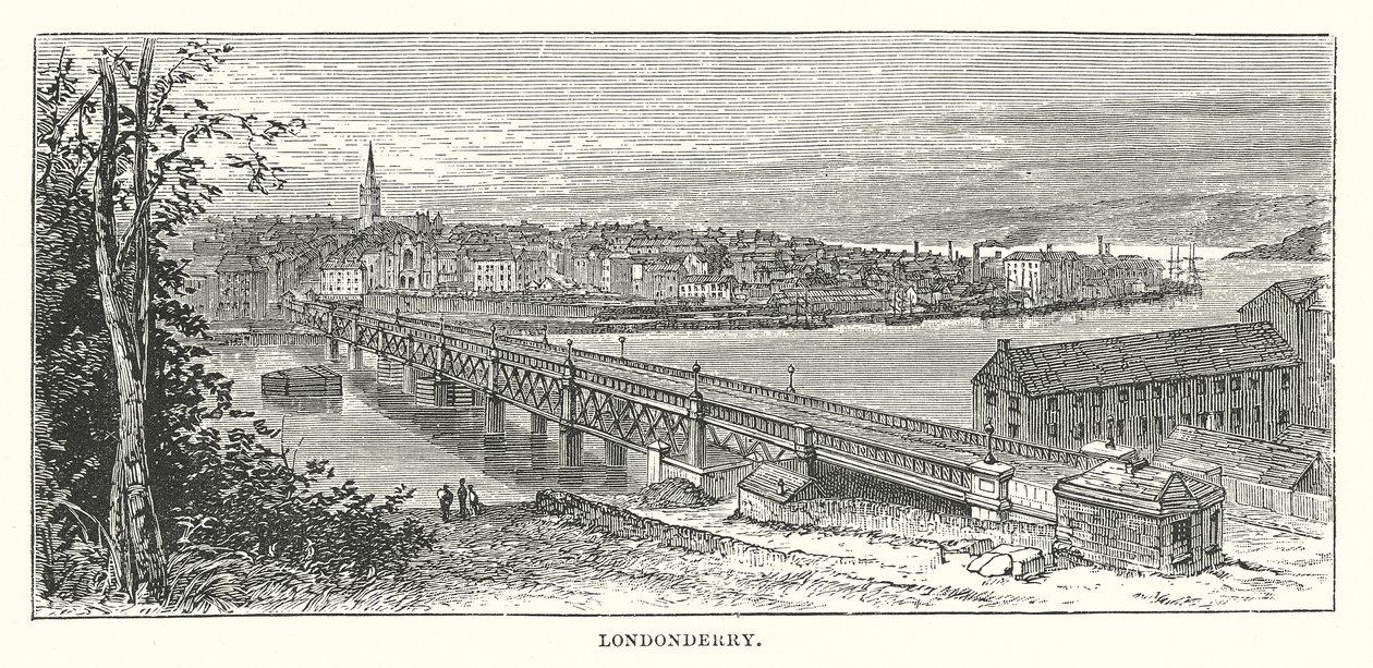 Londonderry (gravering) av English School