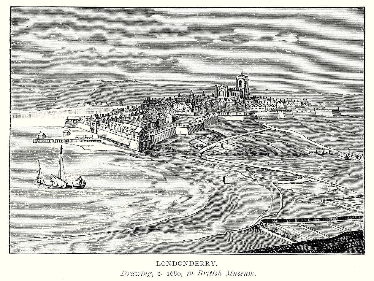 Londonderry (gravering) av English School