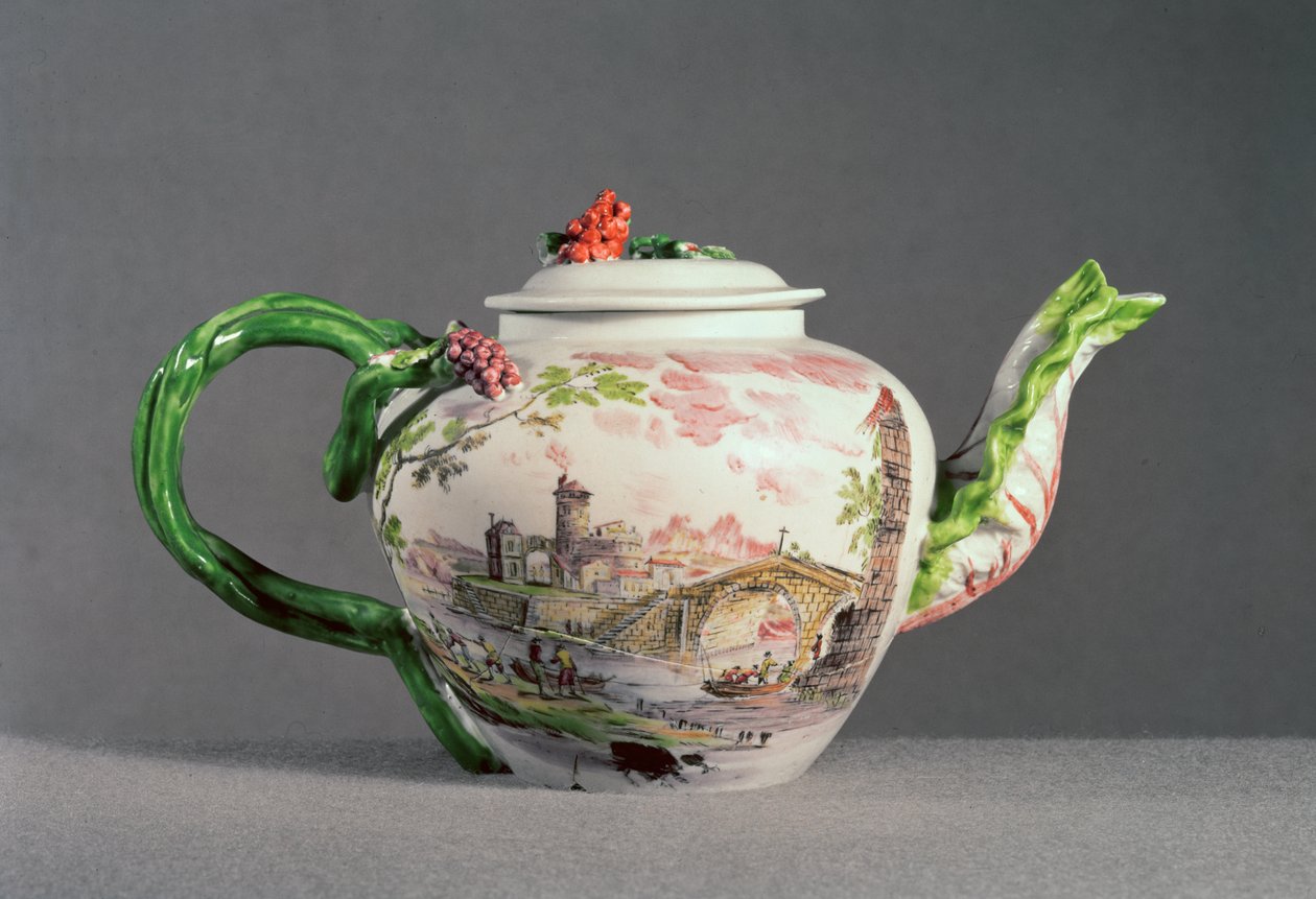 Longton Hall tekanne, ca. 1755 (porselen) av English School