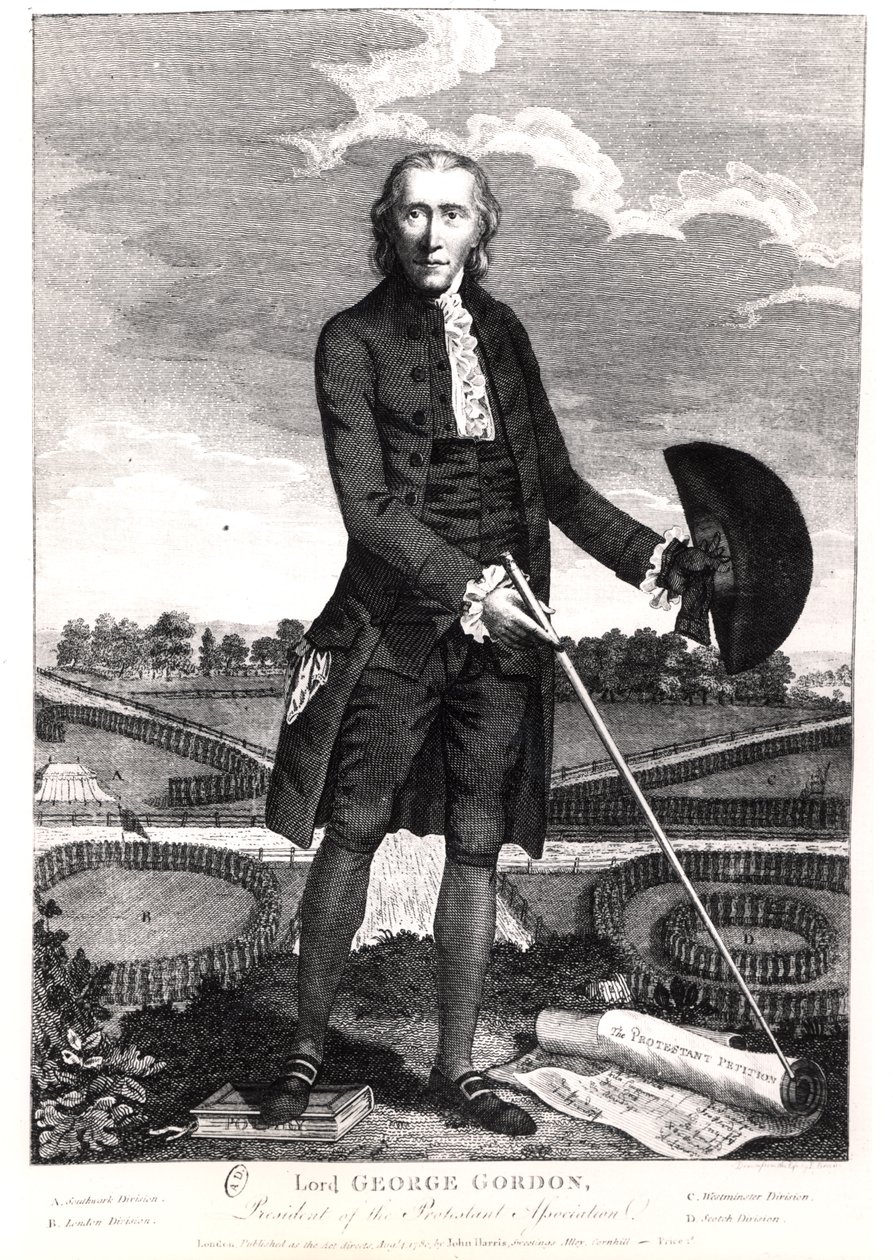 Lord George Gordon (1752-93) 1780 av English School