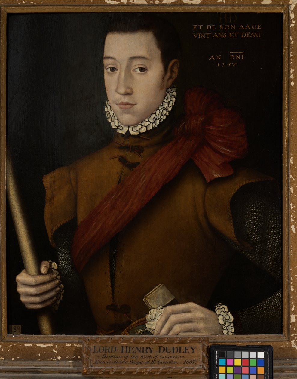 Lord Henry Dudley (1531-1557) av English School