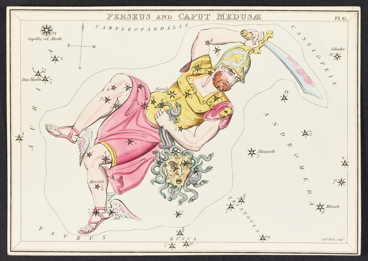 Kart C.44.A.42 Perseus og Caput Meudusa, fra 