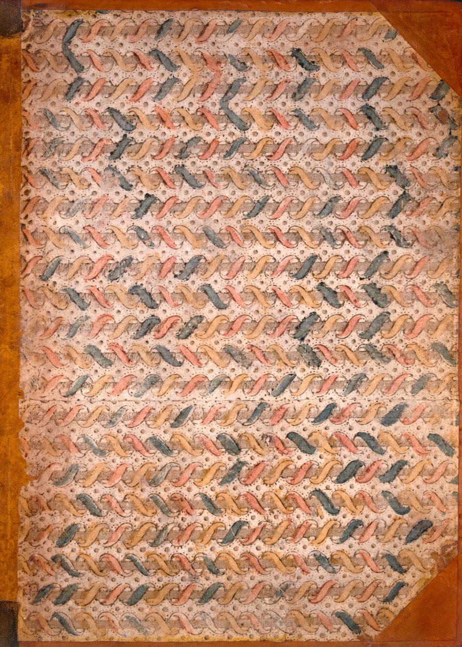 Marmor endepapir, 1950-tallet. av English School