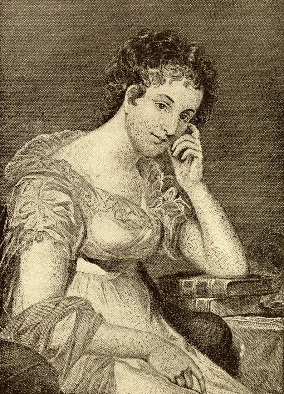 Maria Edgeworth (1767–1849) av English School