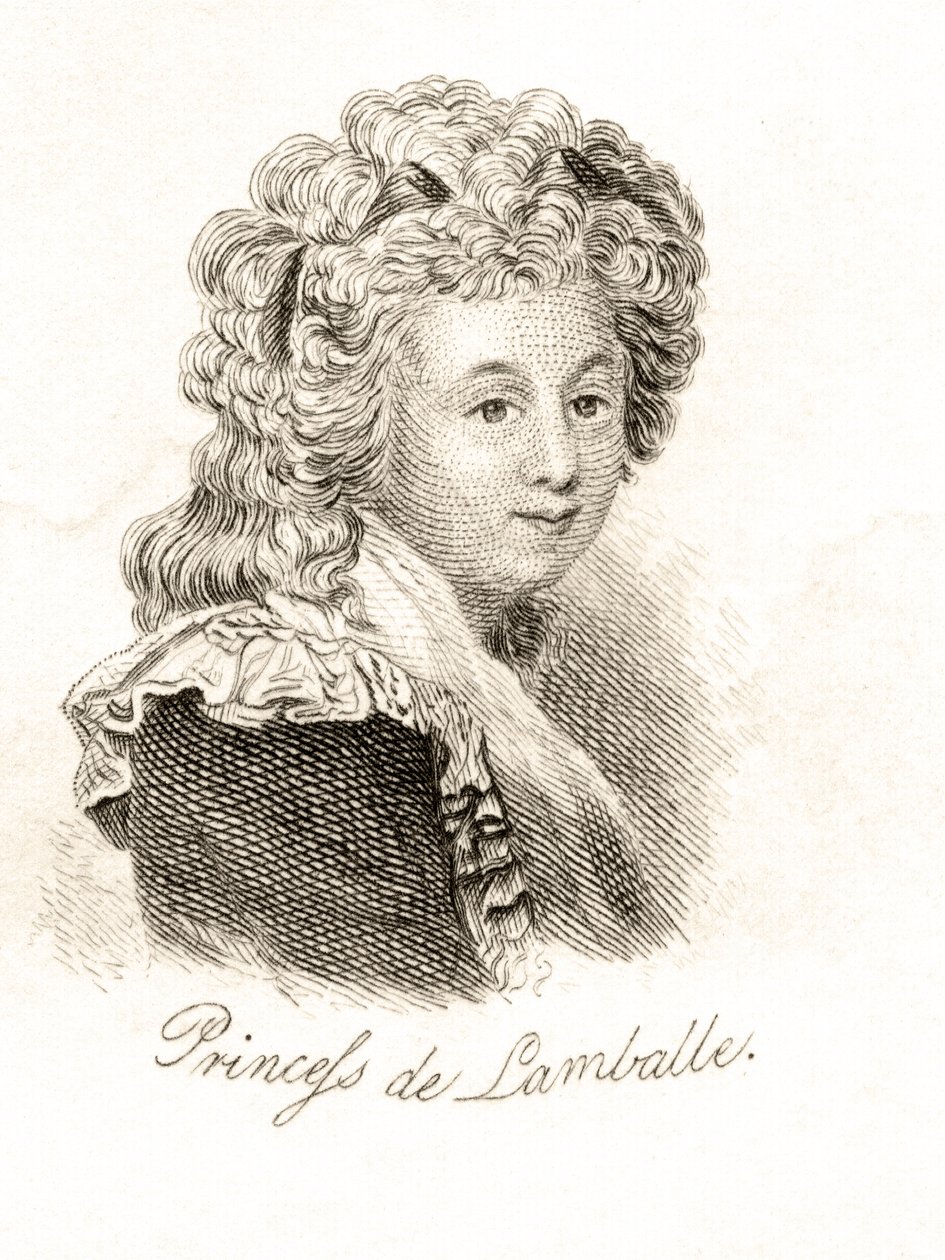Marie-Therese Louise di Savoia-Carignano, fra 