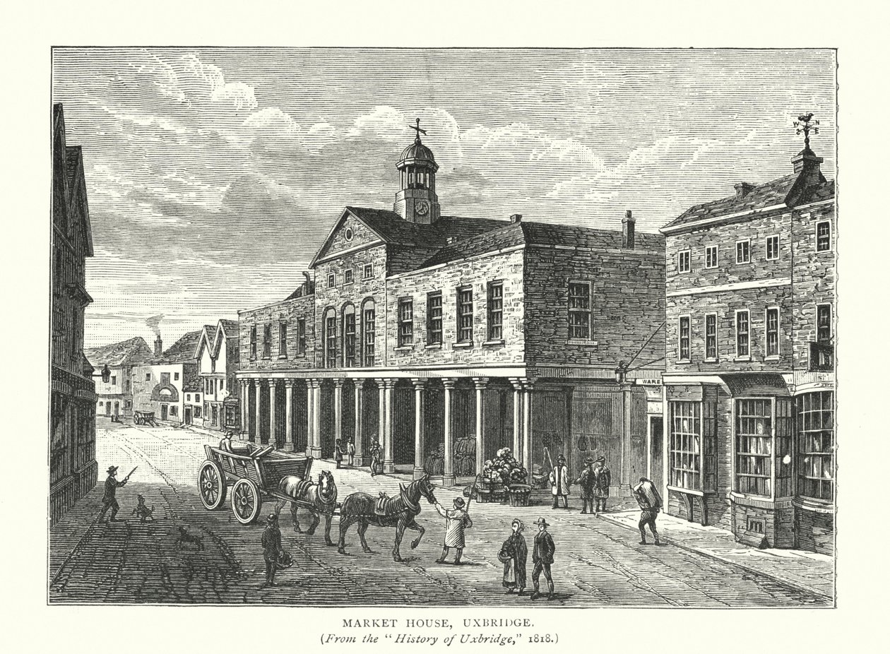 Markedshuset, Uxbridge (gravering) av English School