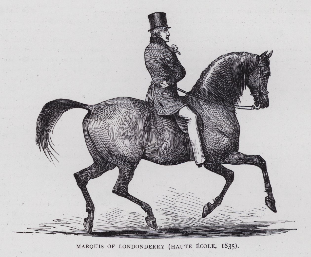 Marquis of Londonderry (gravering) av English School