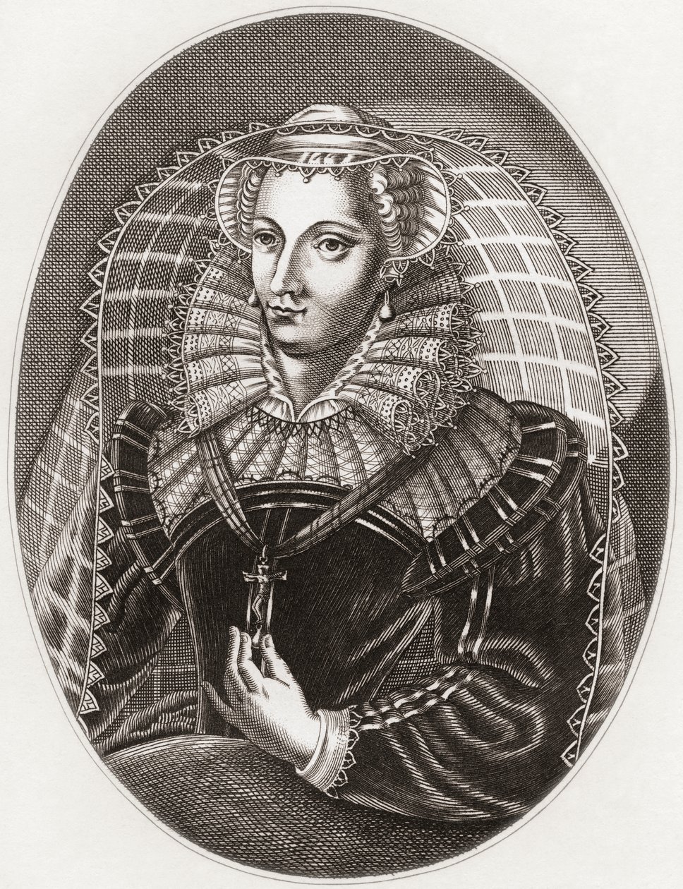 Mary, dronning av skottene av English School