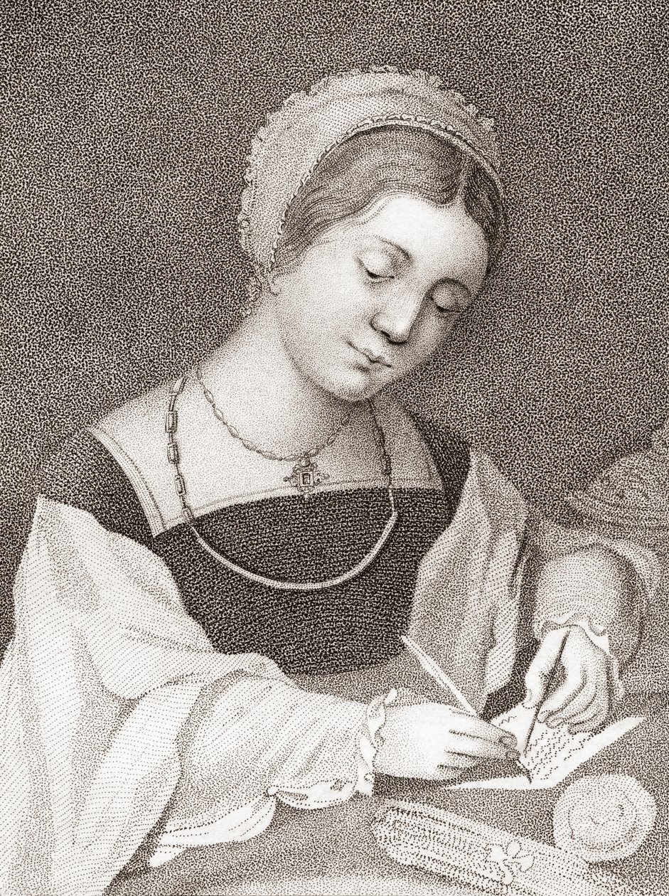 Mary, dronning av skottene av English School