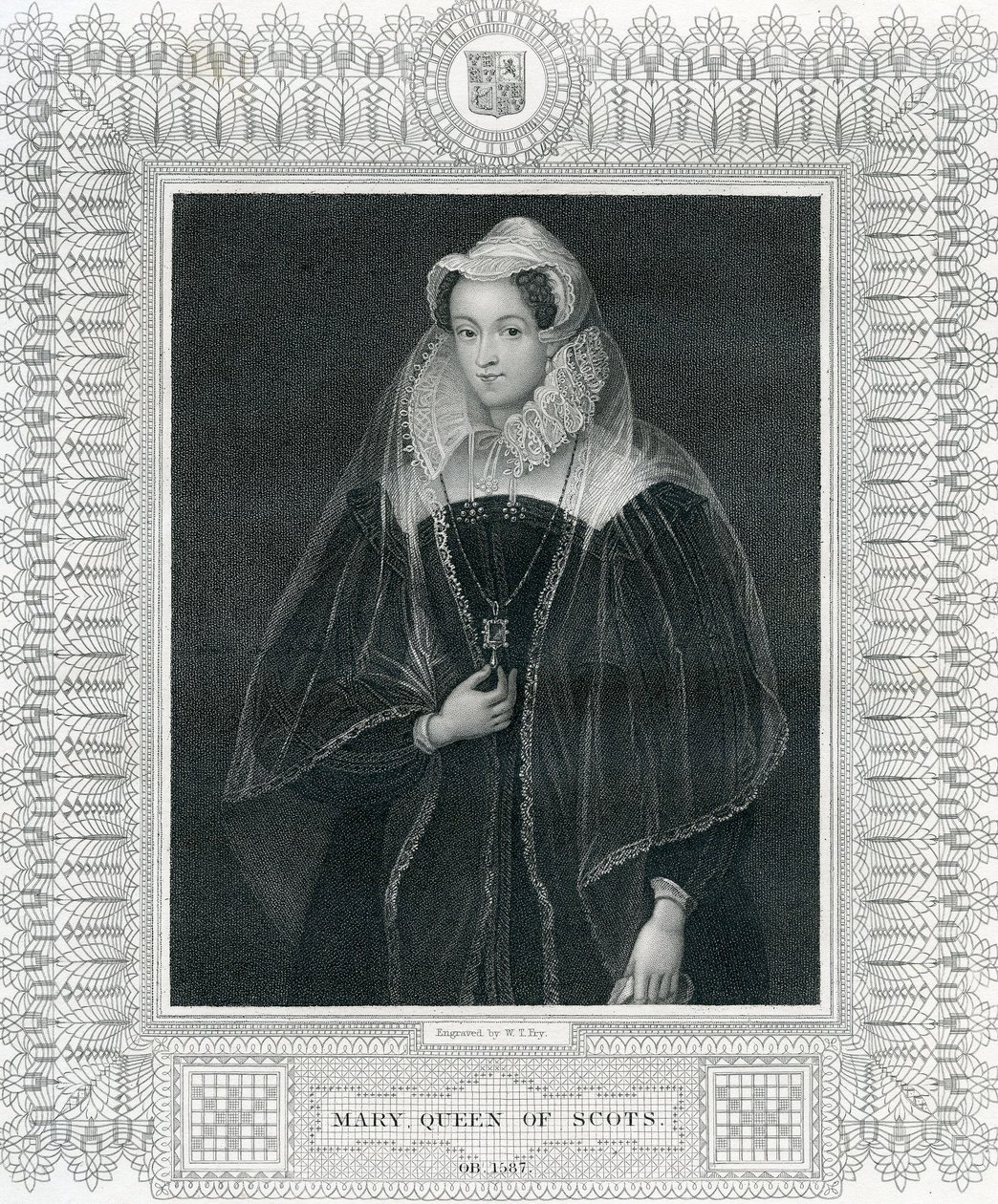 Mary Queen of Scots, 1800-tallet av English School