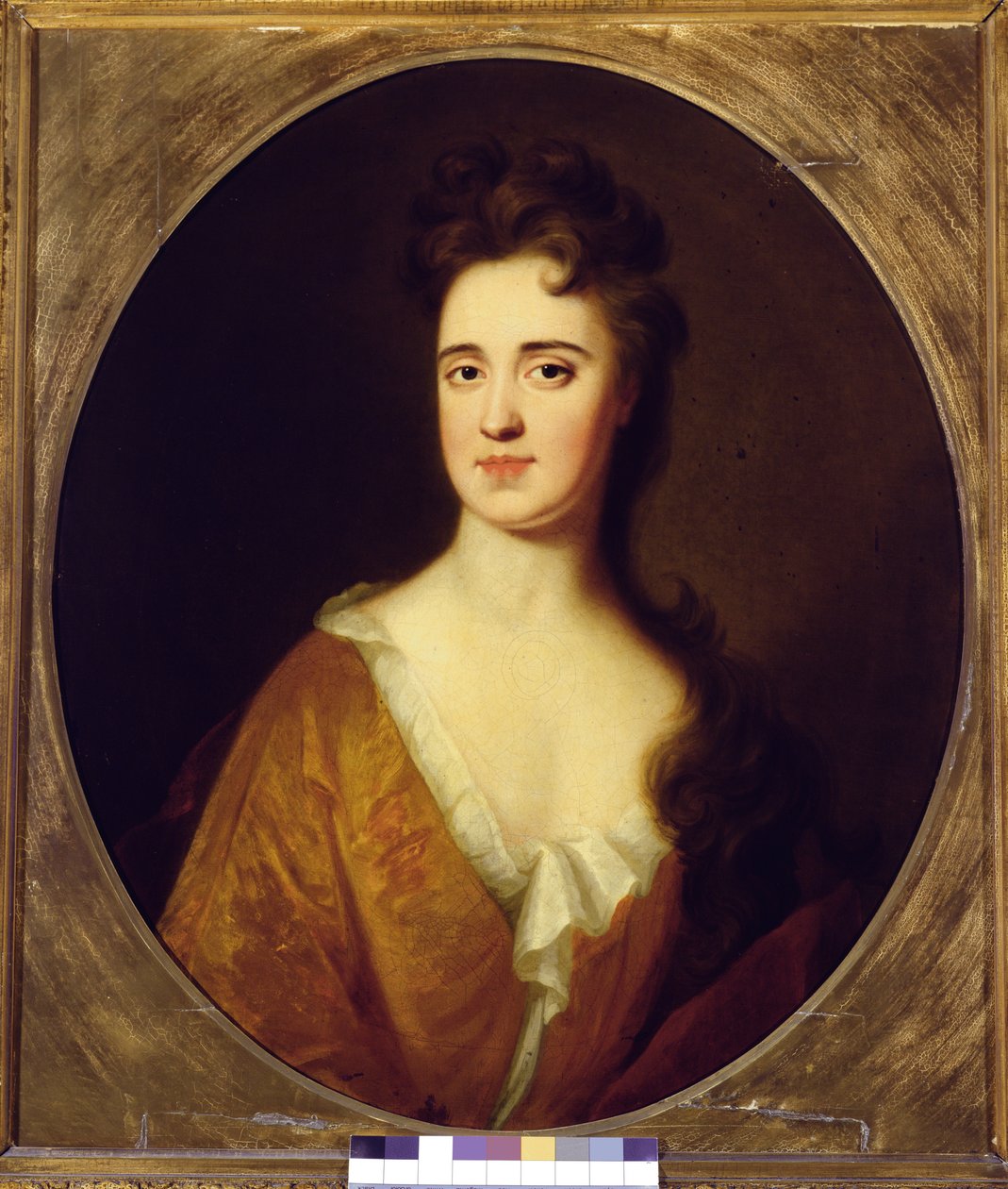 Mary Widdrington, kone til Sir John Gascoigne, 5th Baronet (olje på lerret) (par av 157831) av English School