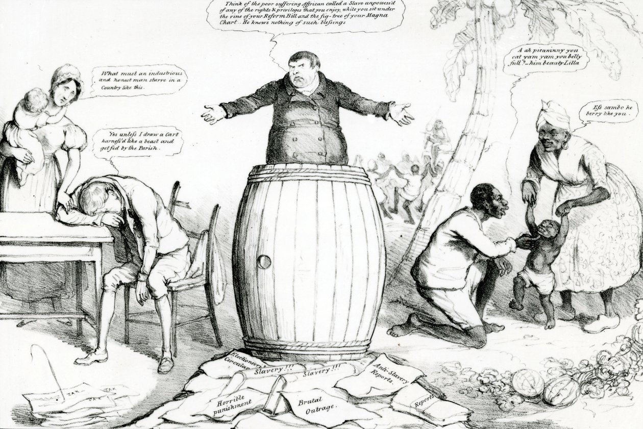 McLeans Monthly Sheet of Caricatures, or the Looking Glass, utgitt av Thomas McLean, trykt av Robert Seymour, 1832 av English School