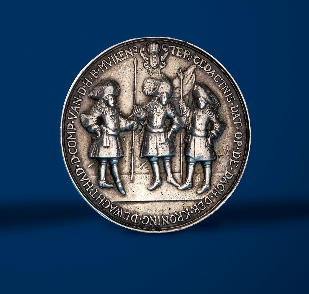 Medalje til minne om William og Marys kroningsfestligheter i Amsterdam, 1869 (sølv) (revers av 419671) av English School