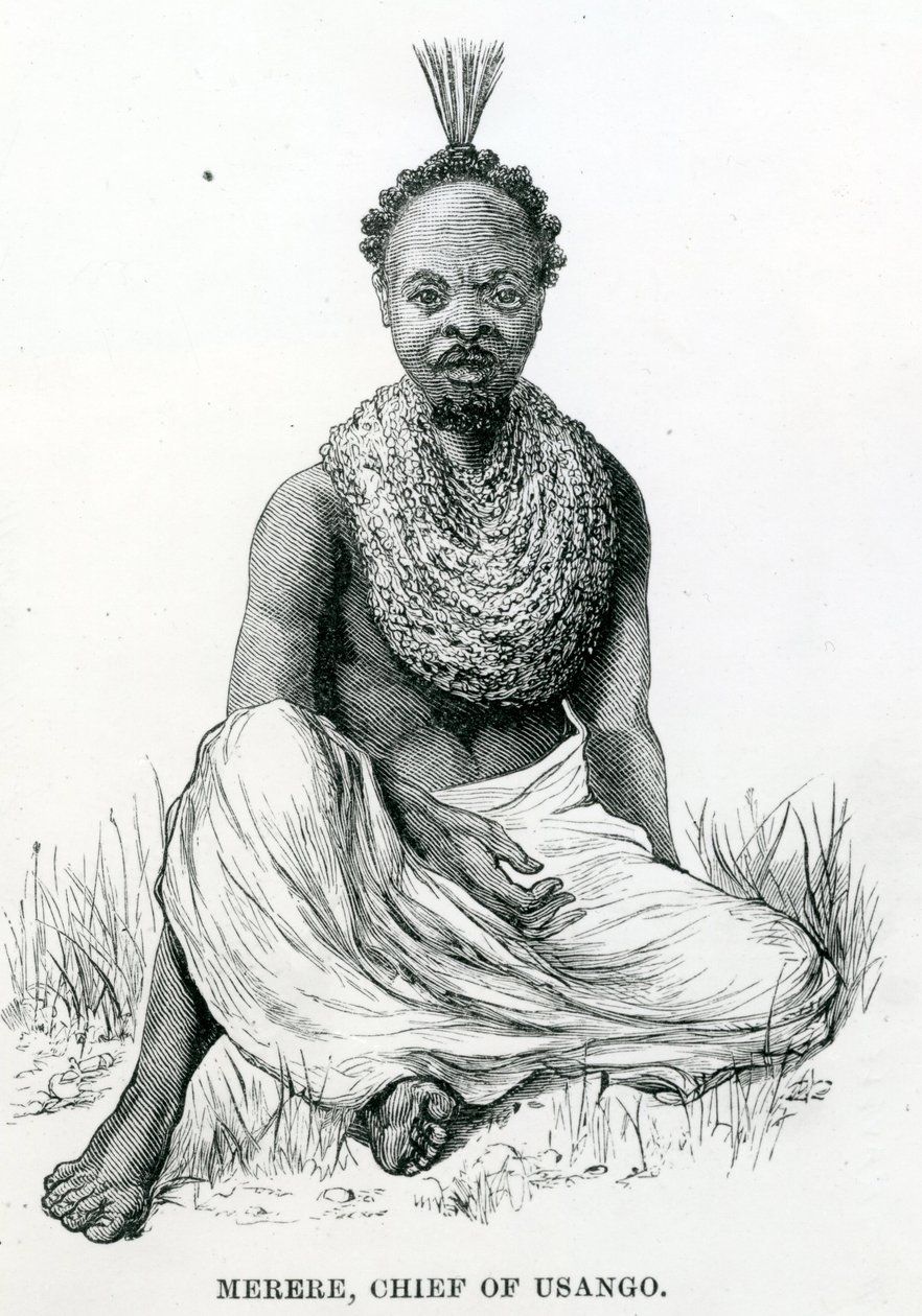 Merere, sjef for Usango fra "Reiser i Afrika" av English School
