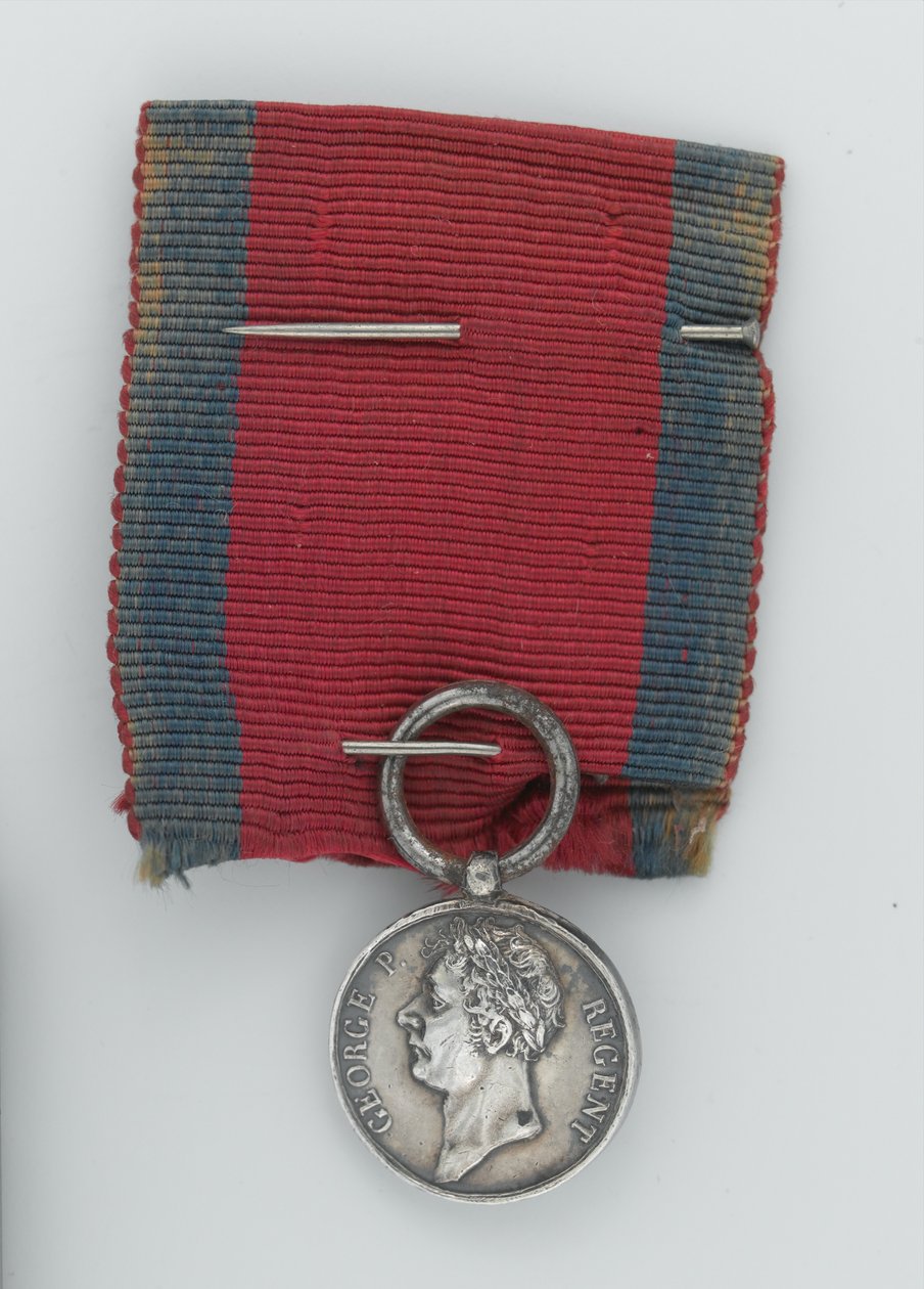 Miniatyr Waterloo-medalje av English School
