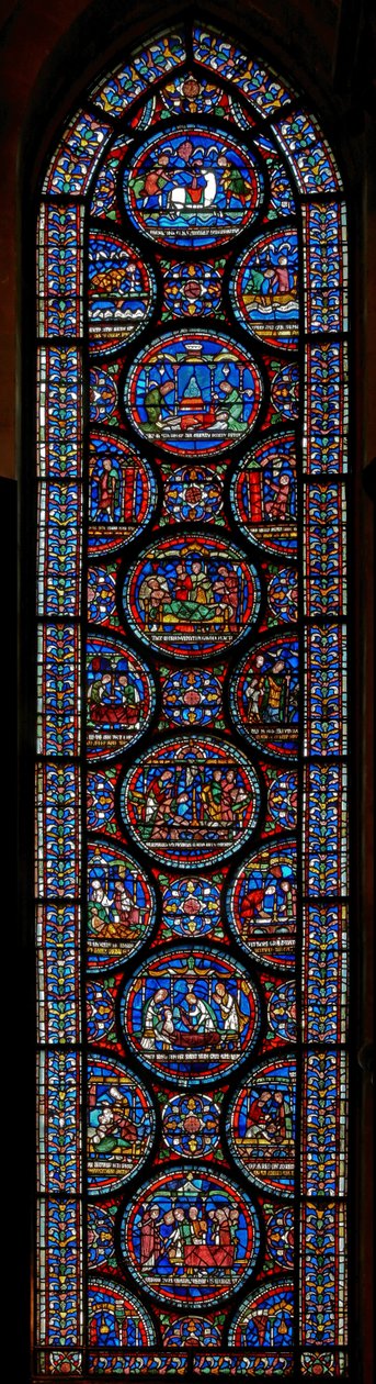 Miracle Window som skildrer historiene til John Roxborough og Henry Beche av English School