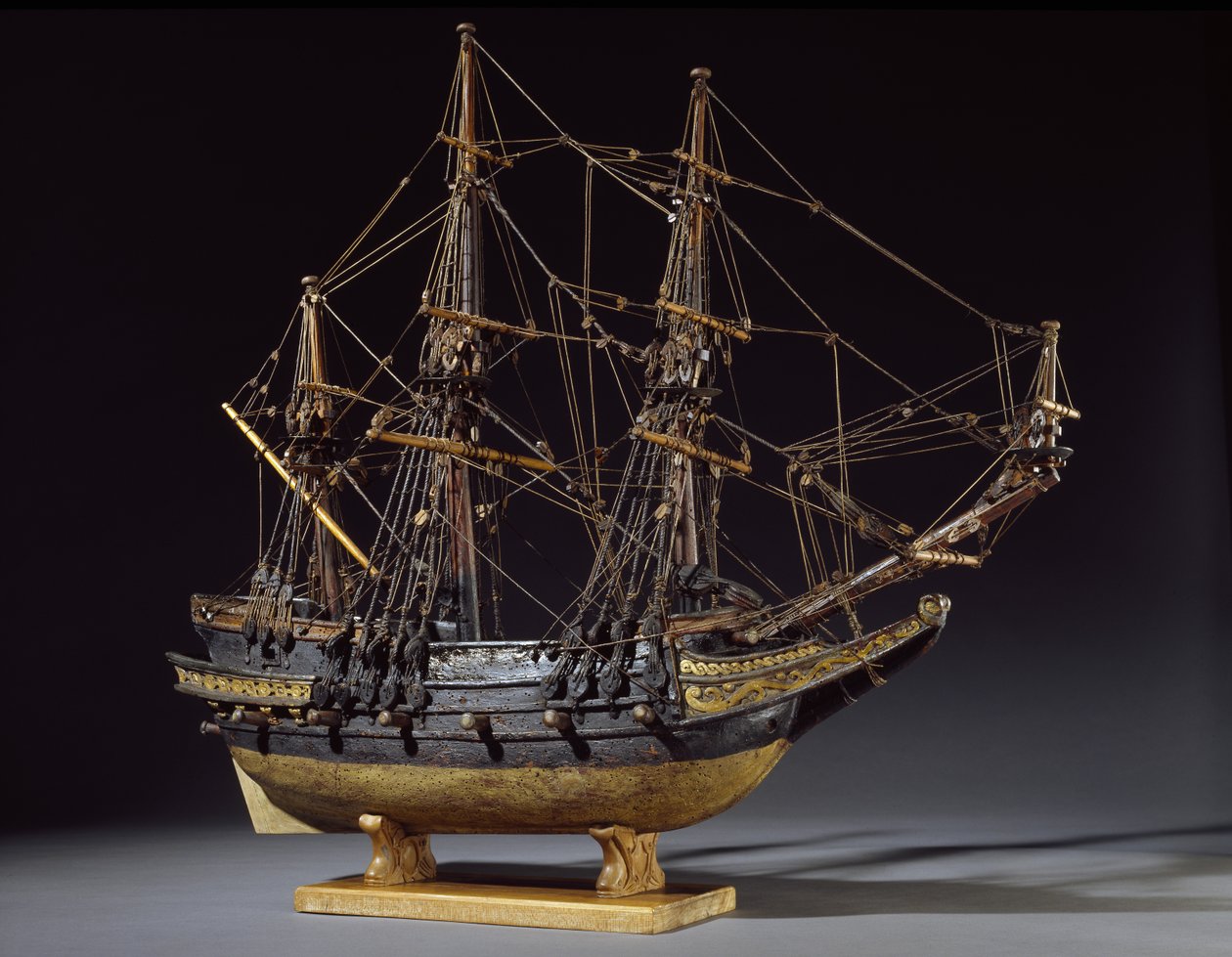 Modellskip, antatt å representere et fartøy bygget kort tid etter Elizabeth I