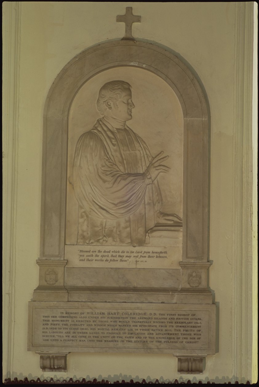 Monument til William Hart Coleridge av English School