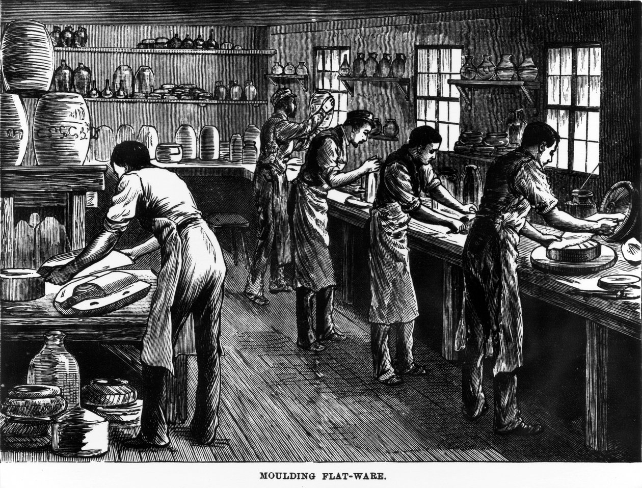 Støpebestikk, 1800-tallet av English School