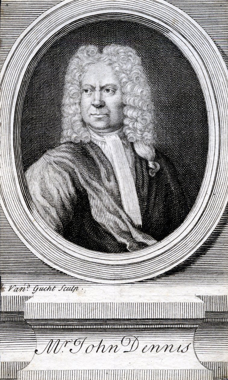 Mr John Dennis (1658-1734) av English School