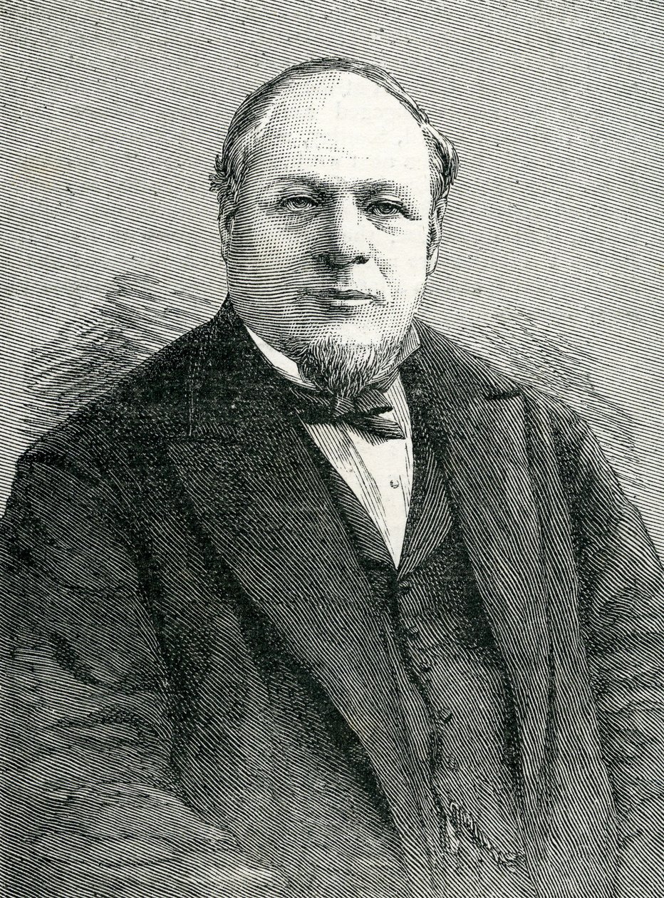 Mr. John Young, borgermester i Sydney, illustrasjon fra The Graphic 8. mai, 1886 av English School