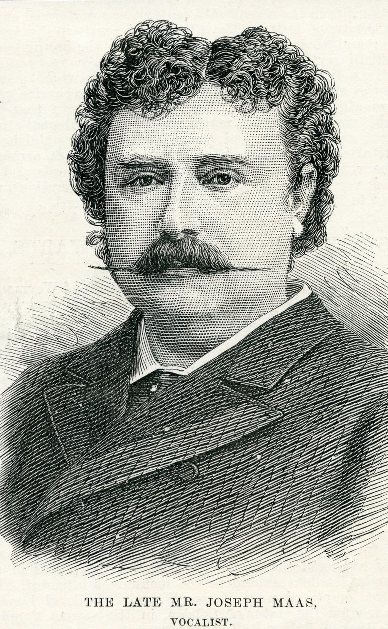 Mr Joseph Maas (1847-1886), illustrasjon for grafikeren av English School