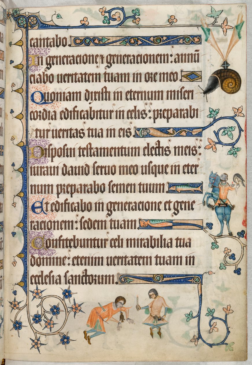Ms Add. 42130, f.159 En mann på jakt, fra 