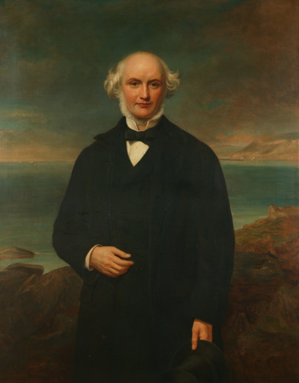 Murray Gladstone (olje på lerret) av English School