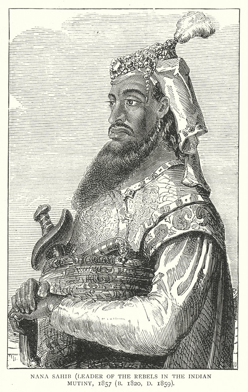 Nana Sahib (gravering) av English School