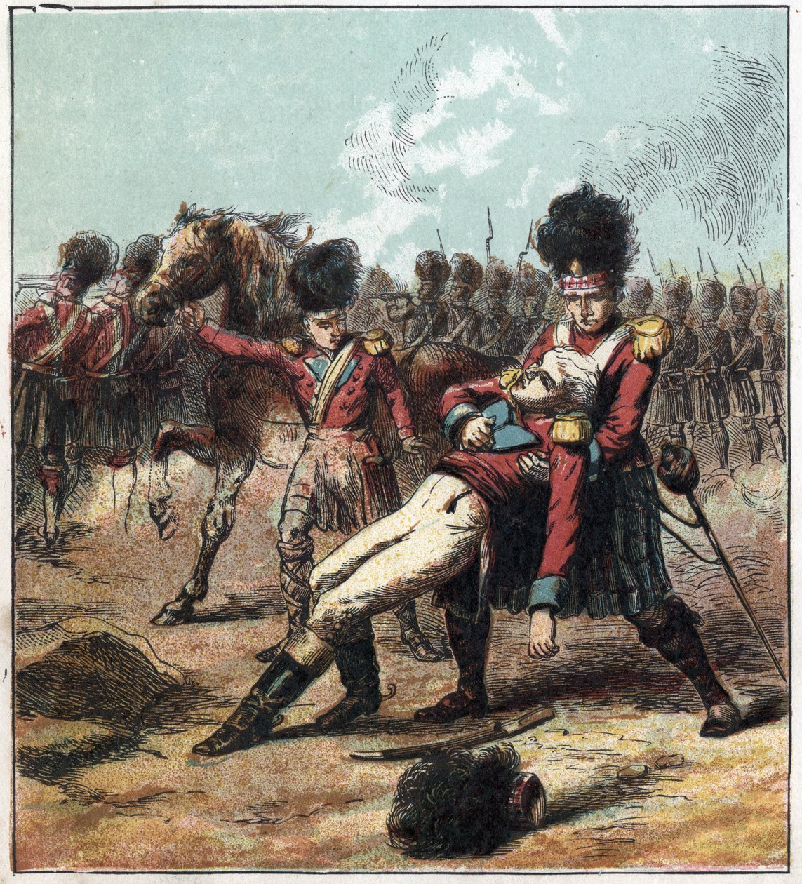 Napoleonskrigen: Kampanje (ekspedisjon) av Egypt (1798-1801): troppene til general Ralph Abercrombie (Abercromby) (1734-1801) beseiret troppene til den franske general Menou (1750-1810) ved Canope, men han døde der 21. 03/1801. 