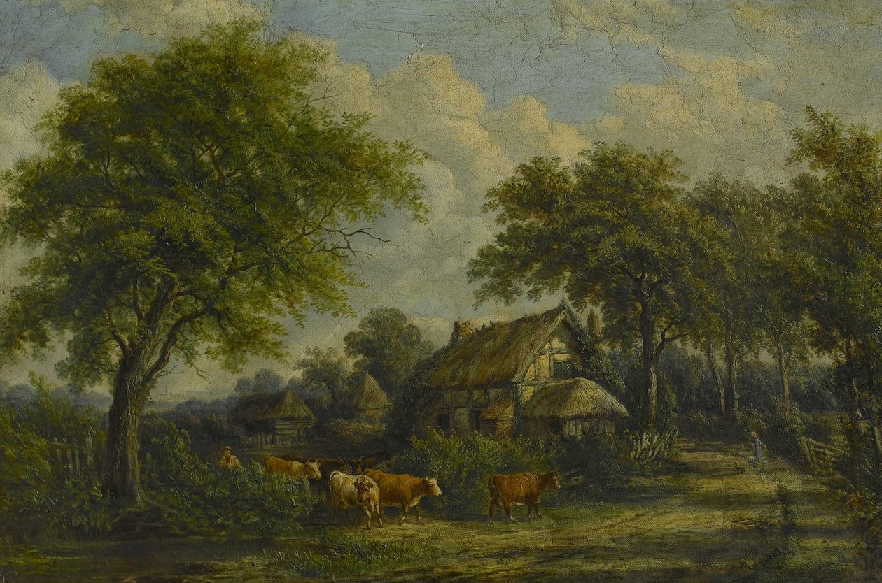 Nær Berkswell, ca. 1850 av English School