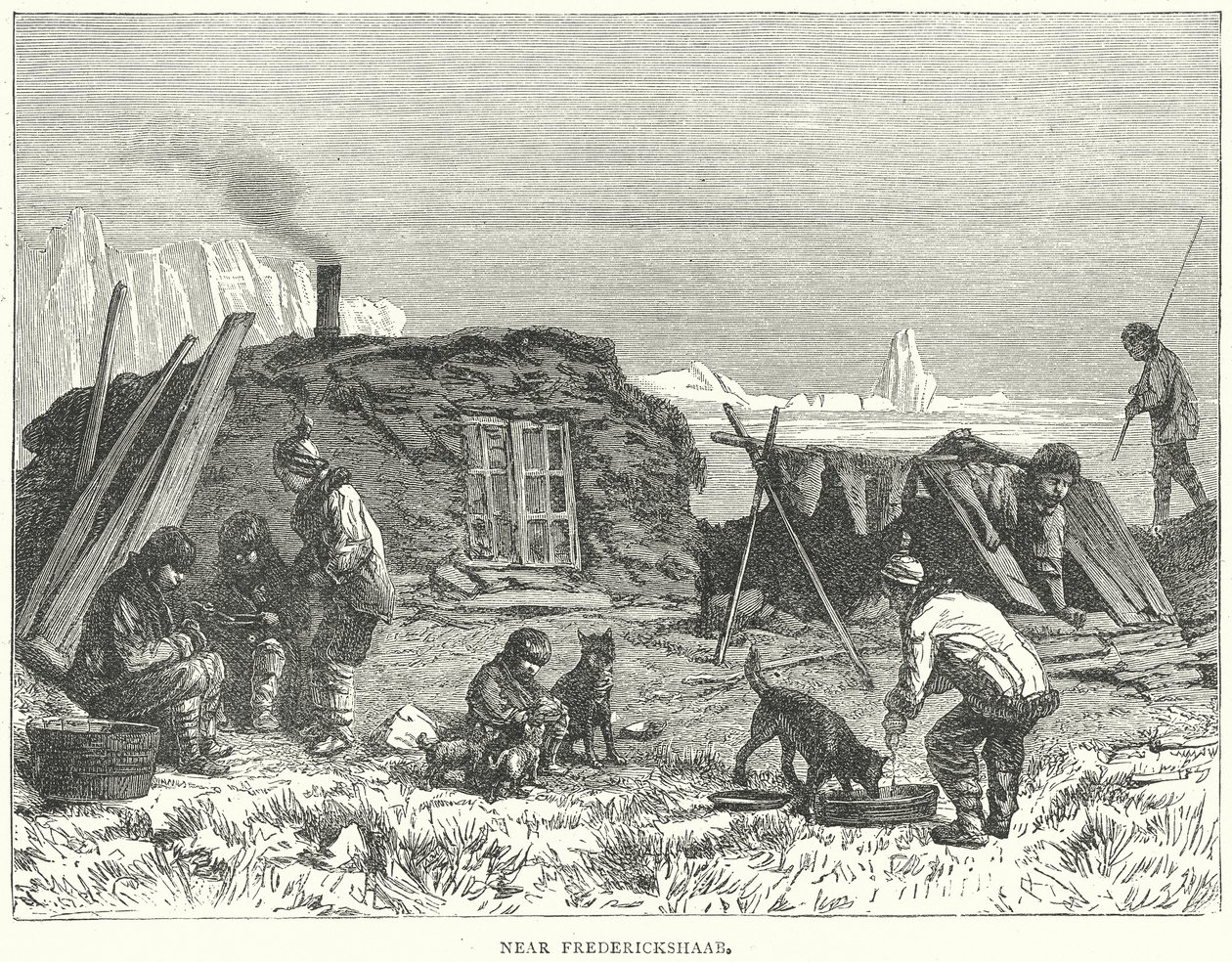 Nær Frederickshaab (gravering) av English School
