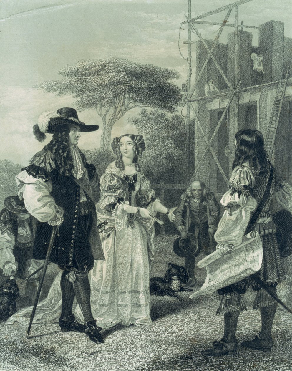 Nell Gwynn overtalte Charles II til å bygge et sykehus, av English School