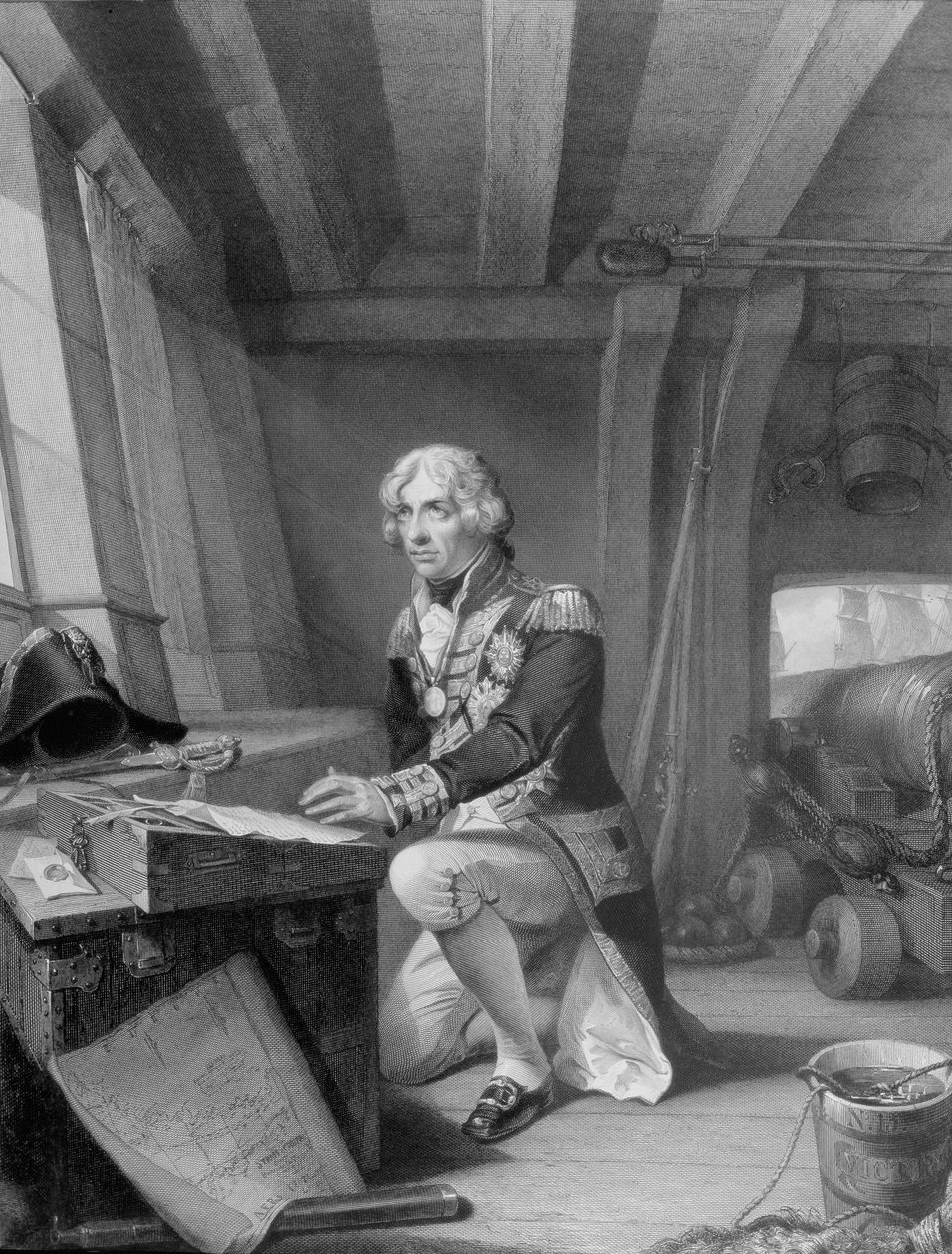 Nelson ved bønn av English School