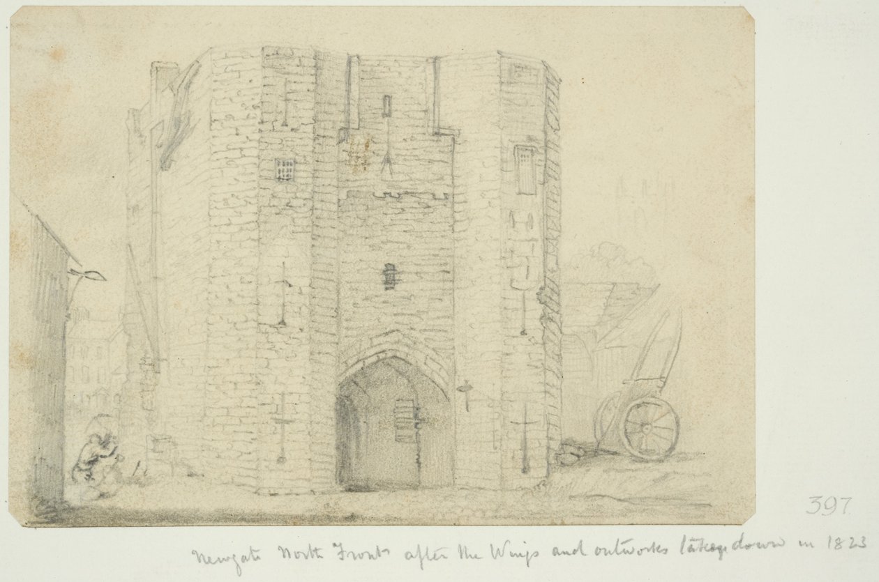 Newgate, nordfronten av English School